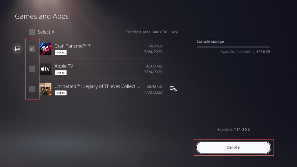 5 formas de desinstalar juegos comprimidos en PS5-8 - Consejos técnicos en línea - 5 formas de desinstalar juegos comprimidos en PS5-8