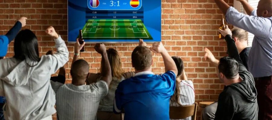pie del partido del aficionado